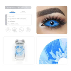 22mm Ice Age Blue Full Eye Sclera
