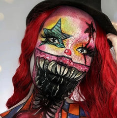 White Pentagram Contacts