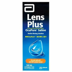 Lens Plus OcuPure Saline Sterile Rinsing Solution 360ml