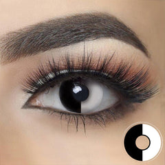 Black And White Halloween Contacts