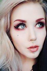 Black Spiral Halloween Contacts