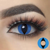 Blue Cat Eye Halloween Contacts