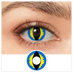 Blue Dragon Eye Halloween Contacts