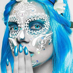 Blue Manson Halloween Contacts