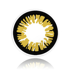 Glamor Yellow Halloween Contacts