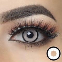 Glass White Halloween Contact Lenses