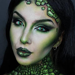 Green Cat Halloween Contacts