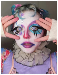 Kokomi Cosplay Violet Galaxy Contacts