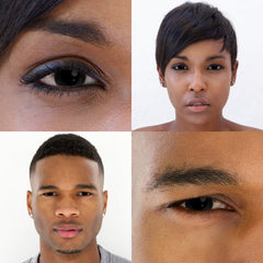 17MM Mini Sclera Black - (Blind Lens with No Pupil Cut Out)