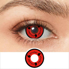 Naruto Sasuke Red Sharingan Cosplay Contacts