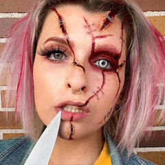 Gray Vampire Halloween Contacts