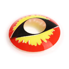 Red Lizard Halloween Contacts