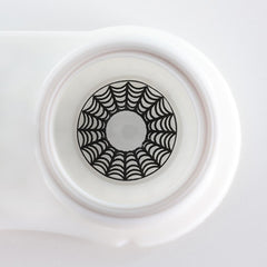 Black Web Halloween Contacts