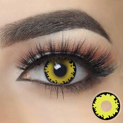 Twilight Yellow Werewolf Halloween Contacts