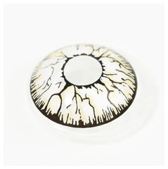 White Crack Halloween Cosplay Contacts