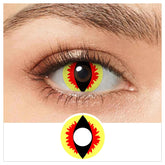 Yellow Dragon Eye Contacts