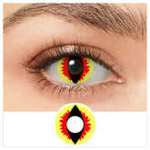 Yellow Dragon Eye Contacts