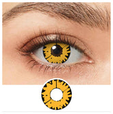 Yellow New Moon Twilight Vampire Cosplay Contacts