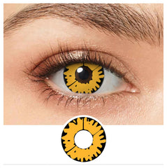 Yellow New Moon Twilight Vampire Cosplay Contacts