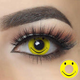 Yellow Smiley Cosplay Contacts