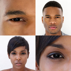 Blackout Halloween Contacts (Anime - Rock Lee)