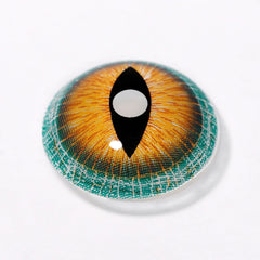 17mm Brown Lizard Mini Sclera Contacts