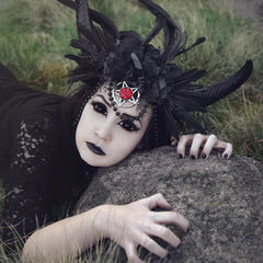 17mm Black Mini Sclera (With Pupil Cutout)