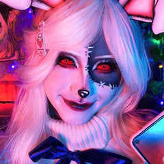 22MM Full Eye Red Sclera