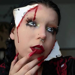 Black And White Cross Cosplay Contacts