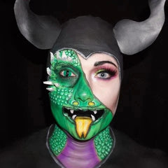 Green Cat Halloween Contacts