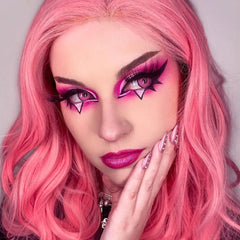 Pink Manson Halloween Contacts