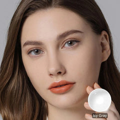 Hidrocor Icy Gray Colored Contacts