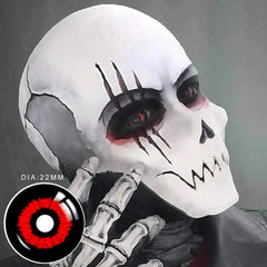 Red Shock Full Eye 22mm Sclera