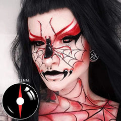 Redlash Black Full Eye 22mm Sclera