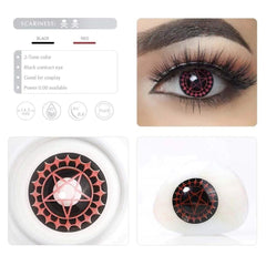 Black Contract Halloween contact lenses