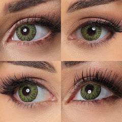 3 Tone Gemstone Green Contact Lenses