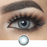 Diamond Pacific Blue Coloured Contacts