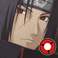 Naruto Sasuke Red Sharingan Cosplay Contacts