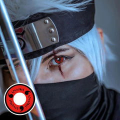Naruto Sasuke Red Sharingan Cosplay Contacts