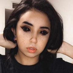 Redlash Black Full Eye 22mm Sclera