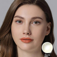 Hidrocor Crystal Yellow Colored Contacts