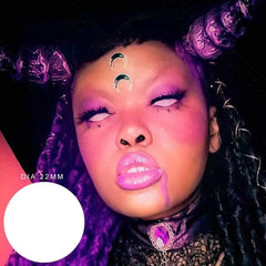 Blind White Full Eye 22mm Sclera