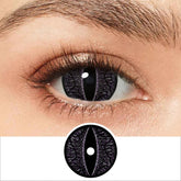 17mm Black Demon Mini Sclera Contacts