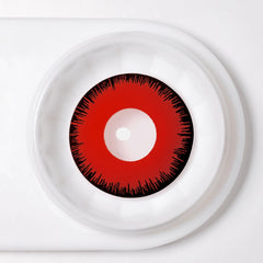 17mm Red Werewolf Mini Sclera Contacts