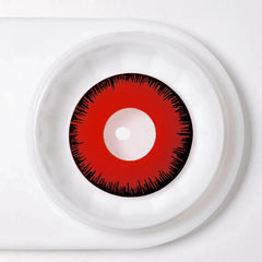 17mm Red Werewolf Mini Sclera Contacts