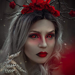 Tokyo Ghoul Black Red Full Eye 22mm Sclera