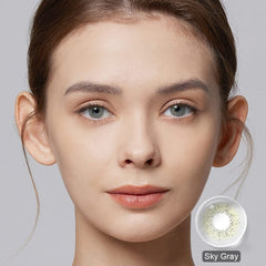 FreshGo - Ocean Sky Gray Coloured Contacts