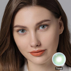 Hidrocor Topaz Blue Coloured Contacts