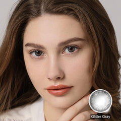 Diamond Glitter Gray Coloured Contacts