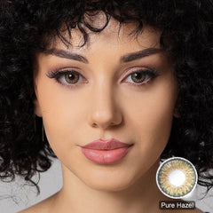 3 Tone Pure Hazel Colored Contacts